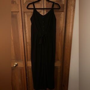 Esmara Women’s Sz 8 Classic Flowy Minimalist Beachy Jumpsuit W/Tie Detail